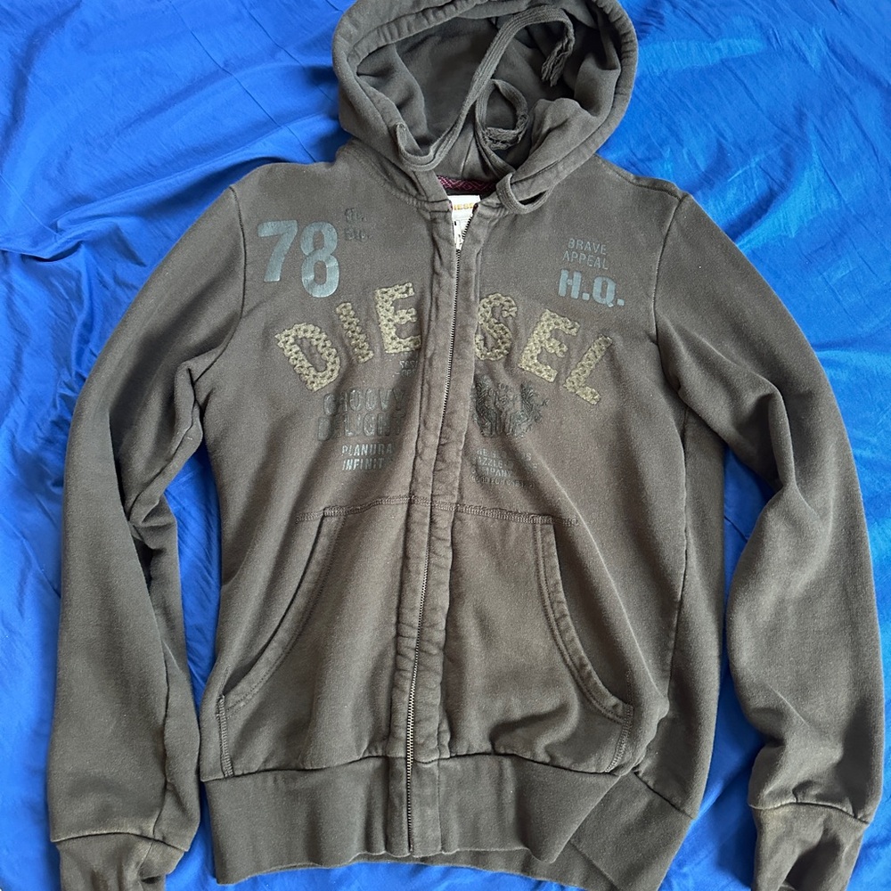 Diesel Chocolate Brown Hoodie